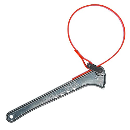 Klein Tools SHBKIT Grip-It Strap Wrench Kit, Adjustable Strap Wrenches with 6 and 12-Inch Handles, 2-Piece - size: 6-Inch and 12-Inch Handles