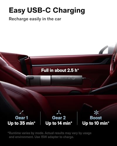 HOTO Car Vacuum Cordless, Handheld Vacuum Cleaner with 20000Pa Suction, 4-in-1 Portable Mini Vacuum & Electric Compressed Air Duster for Car, Desk, Keyboard, Home, Office