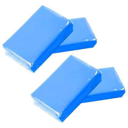 4 PCS 100g Car Clay Bar, No Scratch Auto Detailing Cleaner Magic Clay Bar, Premium Grade Automotive Wash Detailing Claybar Cleaner Kit for Most Cars SUVs RVs Trucks (Blue) - color: Blue
