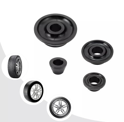 Tire Balancer Accessories, 4PCS Universal Wheel Balancer Standard Taper Cones Kit Wheel Balancer Cone Set,36mm Shaft Coats Standard Vehicle Tool, 1.77" to 5.39" for Car, SUV, Truck