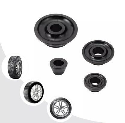 Tire Balancer Accessories, 4PCS Universal Wheel Balancer Standard Taper Cones Kit Wheel Balancer Cone Set,36mm Shaft Coats Standard Vehicle Tool, 1.77" to 5.39" for Car, SUV, Truck