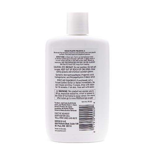 NOVUS 7030 | Fine Scratch Remover #2 | 8 Ounce Bottle - color: #2 Fine Scratch Remover, size: 8 Ounce
