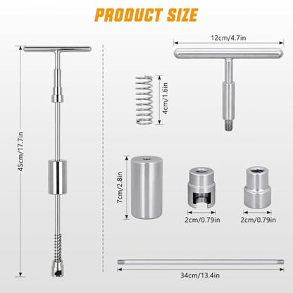 GOOACC Car Dent Puller Repair Kit Paintless Dent Removal Tool 2 in 1 T-Bar Slide Hammer Puller Upgrade Detachable Auto Body Dents Remover for Car Hail Damage Door Ding Metal Surface - color: 1PCS Dent Puller Kit