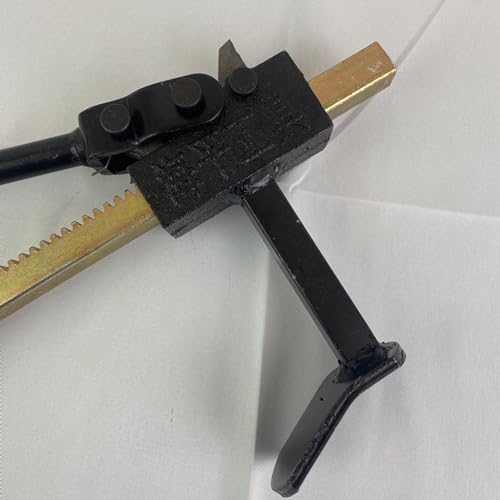 Tire Changing Tool, Manual Portable Metal Car Motorcycle Tire Changer, Easy Use Car Spreader Tool, Multi-Purpose Metal Tire Bead Breaker Tool with Clear Gears for Sedan, Caravan, Minivan