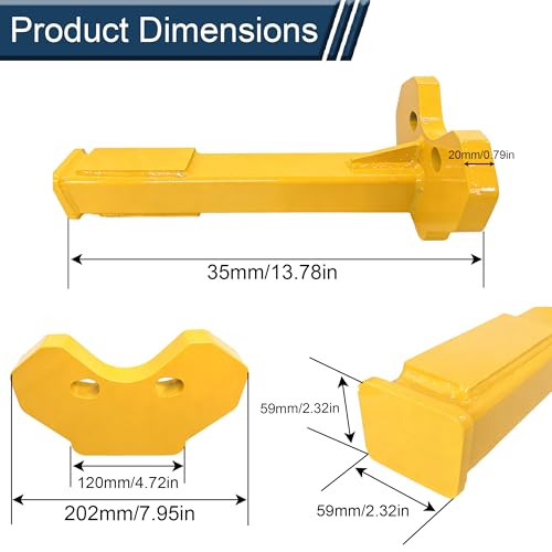 8629 Yellow Wheel Bearing Hub Removal Tool Kit - Replacement for ATD Tools ATD-8629, Compatible with 5/6/8 Lug Axle Bolt Hubs (Cars & Trucks)