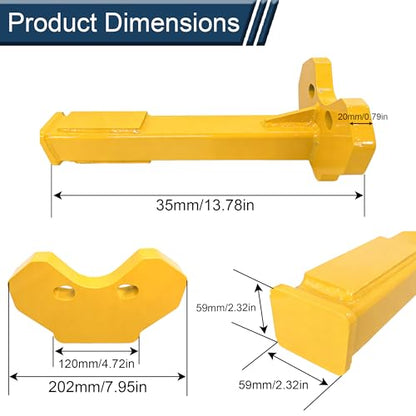 8629 Yellow Wheel Bearing Hub Removal Tool Kit - Replacement for ATD Tools ATD-8629, Compatible with 5/6/8 Lug Axle Bolt Hubs (Cars & Trucks)