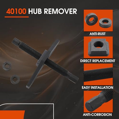 40100 Hub Remover Tool Compatible with 5 6 8 Lug Hub Assemblies on Most Cars and Trucks