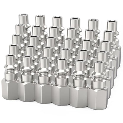 ChillWaves A-Style(ARO) Air Plug, 1/4" NPT Female Pneumatic Plugs, Air Compressor Accessories Fittings(30-PACK) - size: 1/4" FNPT, style: PACK OF 30