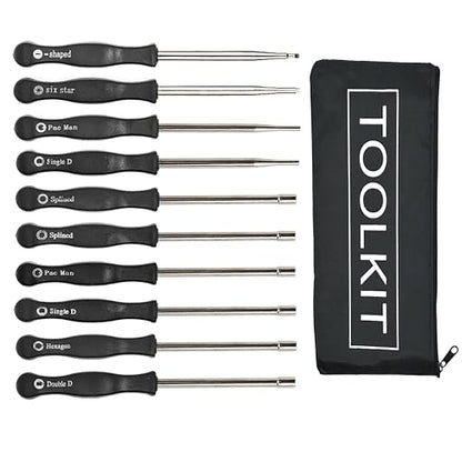 Pack of 10 Carburetor Adjustment Tool Screwdriver Kit for Most 2-Cycle Small Engine Trimmers, Chainsaws, and Leaf Blowers