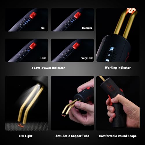 AEROPRO TOOLS Plastic Welder, Plastic Welding Kit, Hot Stapler Plastic Repair Kit, Plastic Stapler Welding Gun Soldering Kit for Car Bumper, Plastic Repair