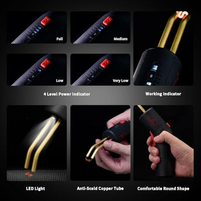 AEROPRO TOOLS Plastic Welder, Plastic Welding Kit, Hot Stapler Plastic Repair Kit, Plastic Stapler Welding Gun Soldering Kit for Car Bumper, Plastic Repair