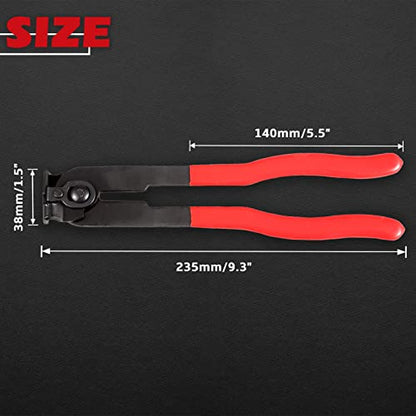 SPEEDWOX 31PCS CV Joint Boot Clamp Pliers with Stainless Steel Band Clamps Locking Metal Cable Zip Ties Kit CV Boot Clamp Tool for Most Cars Car Banding Tools Kit Set Auto Repair Tool