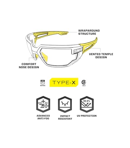 Mechanix - color: Fire Mirror Lens, size: One Size, style: 1 Pair