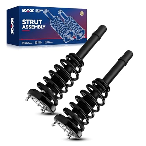 KAX Front Struts Fit for Sonata 2006 2007 2008 2009 2010 Azera 2006-2011 2.4L 3.3L 3.8L V6 FWD, Front Shock Absorber Quick Complete Suspension Struts with Coil Spring Set of 2, Replace 172281 | 2006-2010 Hyundai Sonata, 2006-2011 Hyundai Azera 172281 Dire