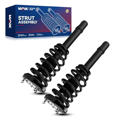 KAX Front Struts Fit for Sonata 2006 2007 2008 2009 2010 Azera 2006-2011 2.4L 3.3L 3.8L V6 FWD, Front Shock Absorber Quick Complete Suspension Struts with Coil Spring Set of 2, Replace 172281 | 2006-2010 Hyundai Sonata, 2006-2011 Hyundai Azera 172281 Dire