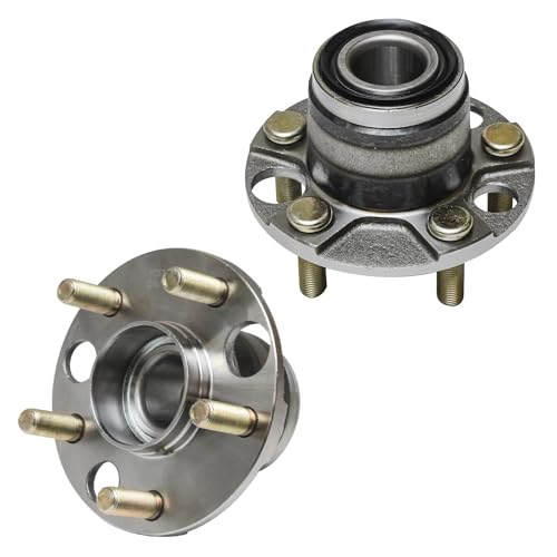 Detroit Axle - FWD 2 Rear Wheel Hub & Bearings for 1990-1996 Subaru Legacy, 1993-1995 Impreza, Wheel Bearing and Hub Assembly Replacement 512036 - style: 512036 x2/Pair