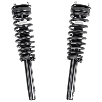 Detroit Axle - 2.5L Front 4pc Steering Knuckles Kit for 2010-2012 Ford Fusion, 2010-2011 Mercury Milan, 2 Steering Knuckles & Wheel Bearing Hubs 2 Struts w/Coil Spring Replacement Suspension - size: 4QU47654/ Big strut kit
