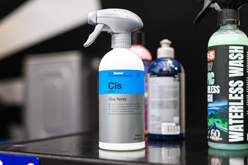 Koch-Chemie Clay Scrubber - Fast and Effective Removal of Paint Contaminants, Grime, Debris, and More - Clay Bar with Extra Scrubbing Power. Black/Ice Grey - 2-Pack