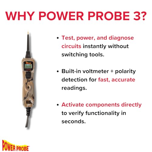 Power Probe 3 Circuit Tester, Supplies Power & Ground (PP3CSCAMO) - color: Camo - Limited Edition