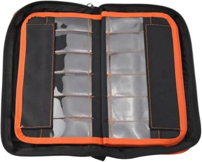 Lishi Portable Tool Storage Bag, 2 in 1 Hand Carry Bag Case for Lishi Pickup Kit Maintenance Repair Tool Hand Tool Car Auto Repair Tool Kits (72 small grids) - size: 72 small grids