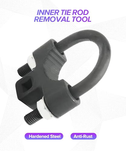 Inner Tie Rod Removal Tool,Car Accessories 3/8” Inch Tie Rod End Removal Tool,Automotive Specialty Tools,Universal Low Profile Tools U-Wrench,Suitable for Car Truck Vehicle Automotive Repair