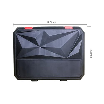 238-pcs Tool Sets Portable Mechanics Tool Box with Lock, Carbon Steel Hand Tool Storage Box for Auto Repair, Garage, Warehouse, Workshop, Repair Shop - size: 238pcs - Black&Red