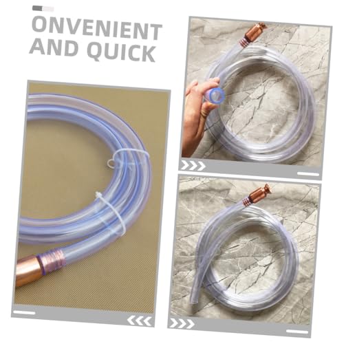 SOLUSTRE Automatic Water Pipe Kit Gas Siphon Pump Fuel Transfer Hose Oil Siphon Hose Versatile Easy to Use