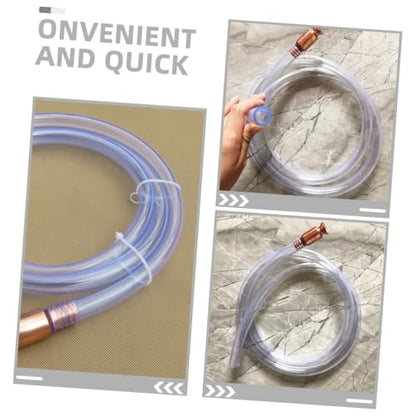 SOLUSTRE Automatic Water Pipe Kit Gas Siphon Pump Fuel Transfer Hose Oil Siphon Hose Versatile Easy to Use