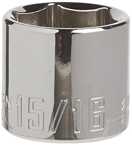 CRAFTSMAN Shallow Socket, SAE, 3/8-Inch Drive, 15/16-Inch, 6-Point (CMMT43020) - size: 15/16"