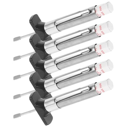 FENICAL 5pcs Plastic Car Tire Tread Depth Gauge 0-25mm Measurement Tool for Accurate Tire Wear Inspection and Maintenance Bays Use