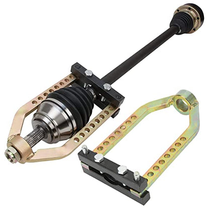 CV Joint Puller Tool,Universal CVJ CV Axle Separator, Removal Tool for Propshaft, 9 Holes, Zinc Plated Steel, Easy Removal of CV Joint, U,Joints, Axle, and Shaft