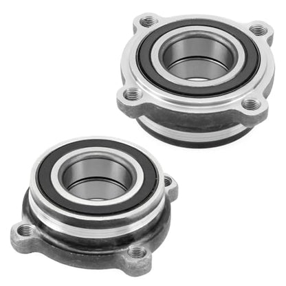 Detroit Axle - Pair Rear Wheel Bearings for BMW M2 2016-2019, M3 2015-2018, M4 2015-2019, M5/M6 2006-2010 [with Bearing Module], 2 Wheel Bearings Assembly Replacement - style: 512355x2/Pair