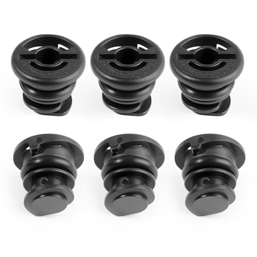 6 Pack Oil Drain Plug (06L103801) With Oil Drain Plug Removal Tool (6+1), No Leak Replacement for VW Audi 1.8L 2.0L TSI, Compatible with Golf GTI Passat Tiguan, A3 A4 A5 Q5 Q7