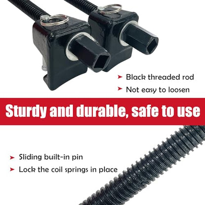 Strut Spring Compressor, 11-1/2" Macpherson Strut Spring Compressor Tool Set, 1/2" Drive, 13/16" Socket to Compress the Coil Spring Tool- 2 Pack