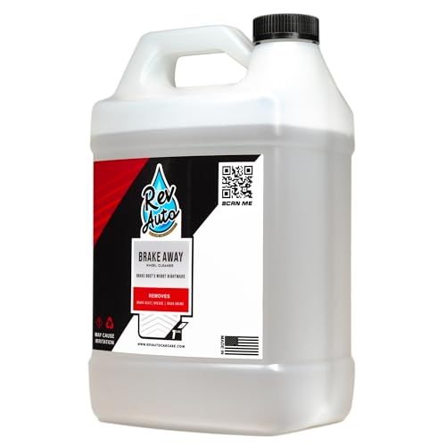 Rev Auto Wheel and Tire Cleaner (1 Gal) - Professional Car Wheel Cleaner That Removes Brake Dust and Tire Browning | Car Tire Cleaner and Rim Cleaner For Car That is Best Used With Wheel Cleaner Brush