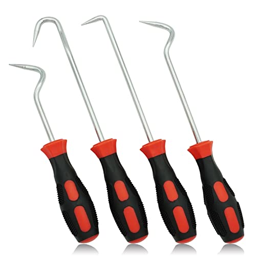 VASTOOLS Hose Removal Hook Pick Set Pack of 4, 10" Hook, 8" Remover, Hose Puller Tool for Radiator Hoses - style: 4pc