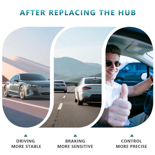 513294 Front Wheel Bearing Hub Assembly for Nissan Altima 2.5L 2007 2008 2009 2010 2011 2012 2013 (2PCS) - size: 513294