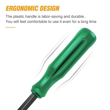 GOOACC Car Panel/Upholstery Fastener Remover Ergonomic Stainless Steel | Easily Removes Plastic Fasteners Reduces Damage to Panels and Loss of Clips Green - color: Green, size: 1Pc Remover