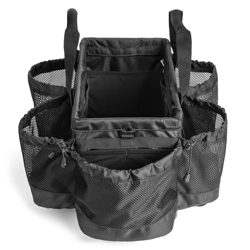 Pro Caddy for House Cleaning, Auto Detailing, Bike Detailing, Cleaning Supplies and Tools, Jet Black