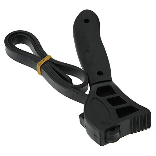Strap Wrench Rubber Belt Adjustable Oil Filter Spanner for Automotive Kitchen Use Easily Remove Pool Bottles