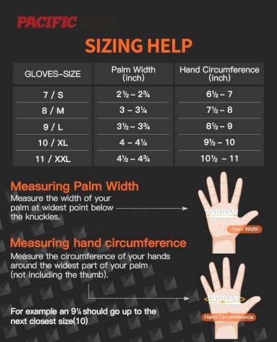 PACIFIC PPE Orange Nitrile Gloves Industrial Disposable Gloves, 8 Mil, Latex-Free, Fully Raised Diamond Texture, Food Safe, Large, 100 Count - size: Large(Pack of 100)