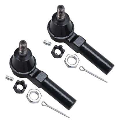 Detroit Axle - Front Struts Suspension Kit for Ford 1995-2003 Windstar, 2 Quick Struts with Coil Spring 2 Outer Tie Rod End Links 1996 1997 1998 1999 2000 2001 2002 Replacement - size: 4QS42933/ Big strut kit
