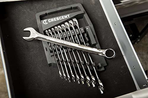 Crescent 10 Piece 12 Point Metric Combination Wrench Set - CCWS3-05