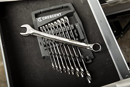 Crescent 10 Piece 12 Point Metric Combination Wrench Set - CCWS3-05