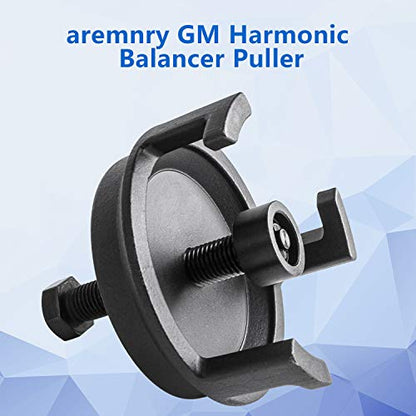 25264 GM Harmonic Balancer Puller Crank Pulley Puller for LS Engine, Heavy Duty Harmonic Balancer Removal Tool Without Tapped Holes, No Radiator Removal Required, Fits Chevy Chevrolet LS1 V8