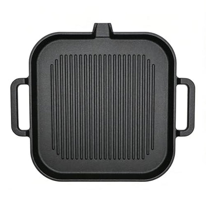 Cast Iron Grill Pan (11.8 x 9.8 inch)
