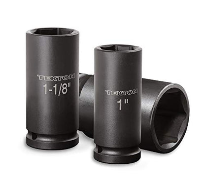 TEKTON 3/4 Inch Drive Impact Socket Set, 8-Piece | 4891 - size: 8-Piece (1 - 1-1/2 in.)