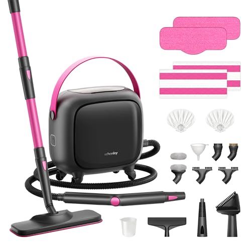 Schenley 21-in-1 Steam Cleaner for Home, Heavy-Duty Steamer for Cleaning | 3.5 Bar Pressure | 248°F Deep Cleaning | 45.5 oz Large Tank | Steam Lock Switch | for Floor, Grout, Tile, Kitchen & Bathroom
