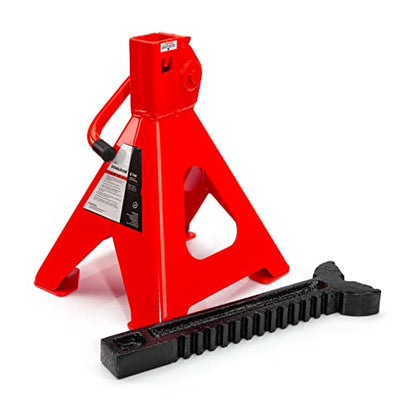Steelman Heavy Duty 6-Ton Capacity Automotive Jack Stands, Adjustable Height, Contoured Saddle, 1 Pair - size: 6 Ton Capacity