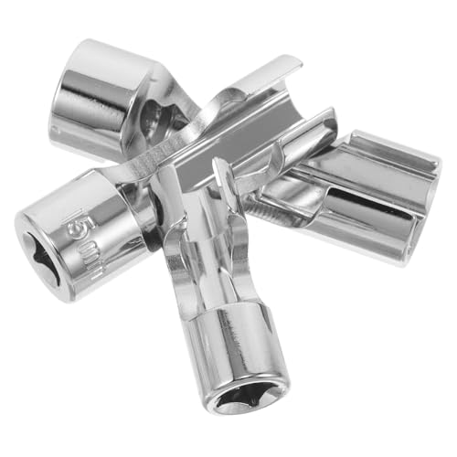 Ipetboom 3pcs Fuel Line Socket Wrench Set 12mm 15mm 18mm Diesel Injector Sleeve Automotive Tool with Slotted Pipe Wrench for Temperature Switches and Sensors